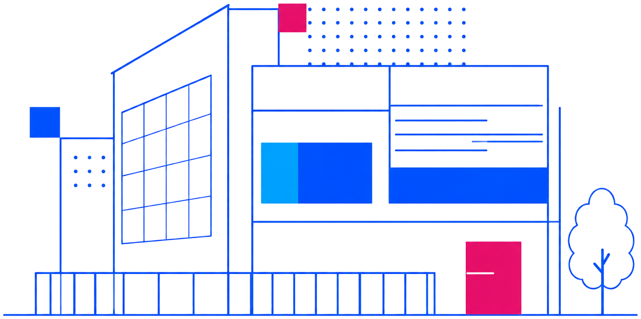 オフィスビルのイラスト